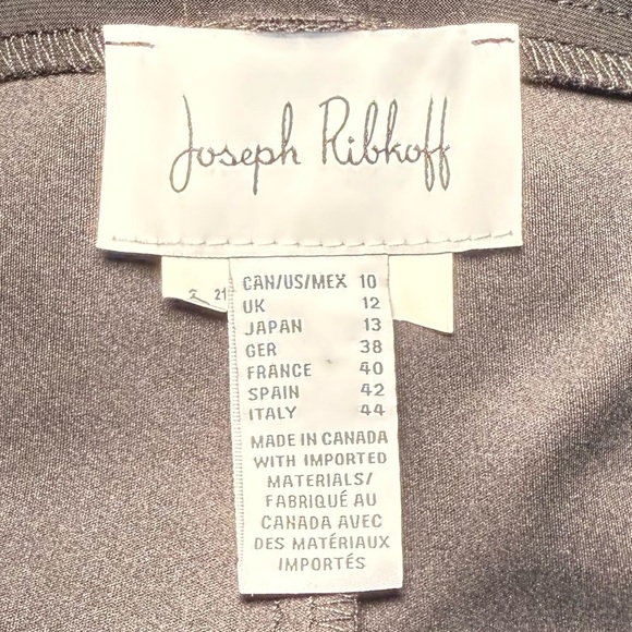 Joseph Ribkoff Black Flare Pants with Split Ankle Size 10 US - Picture 10 of 12